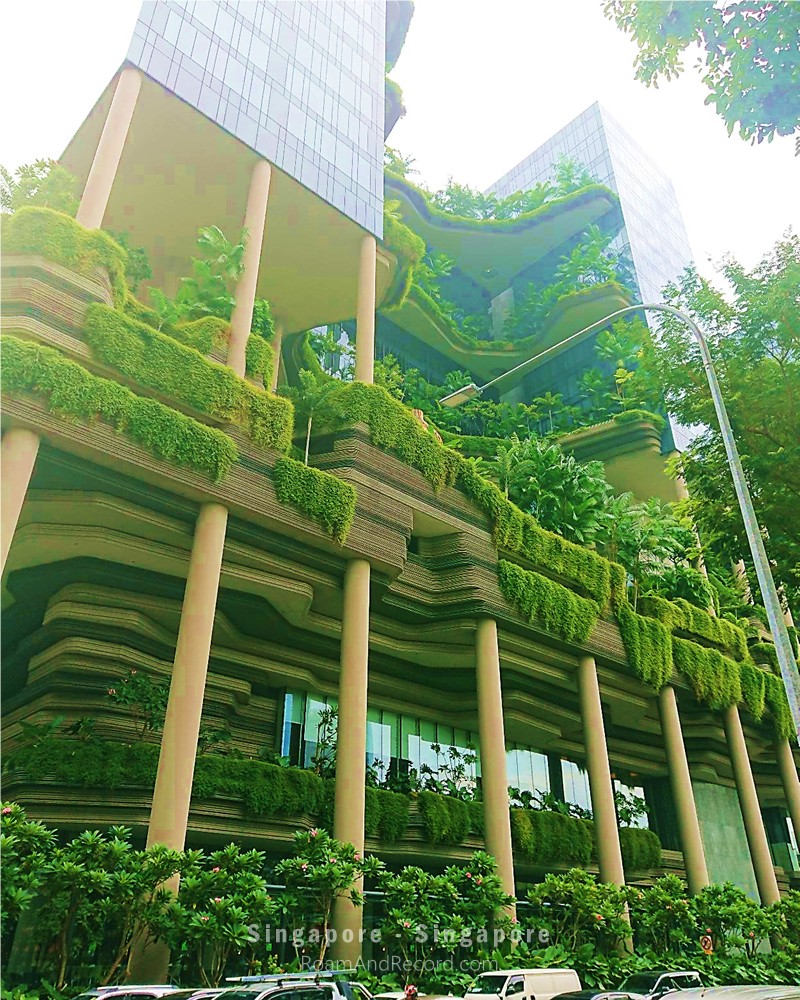 A green building in Singapore: PARKROYAL COLLECTION Pickering, a hotel known for its sustainable design and eco-friendly approach to hospitality