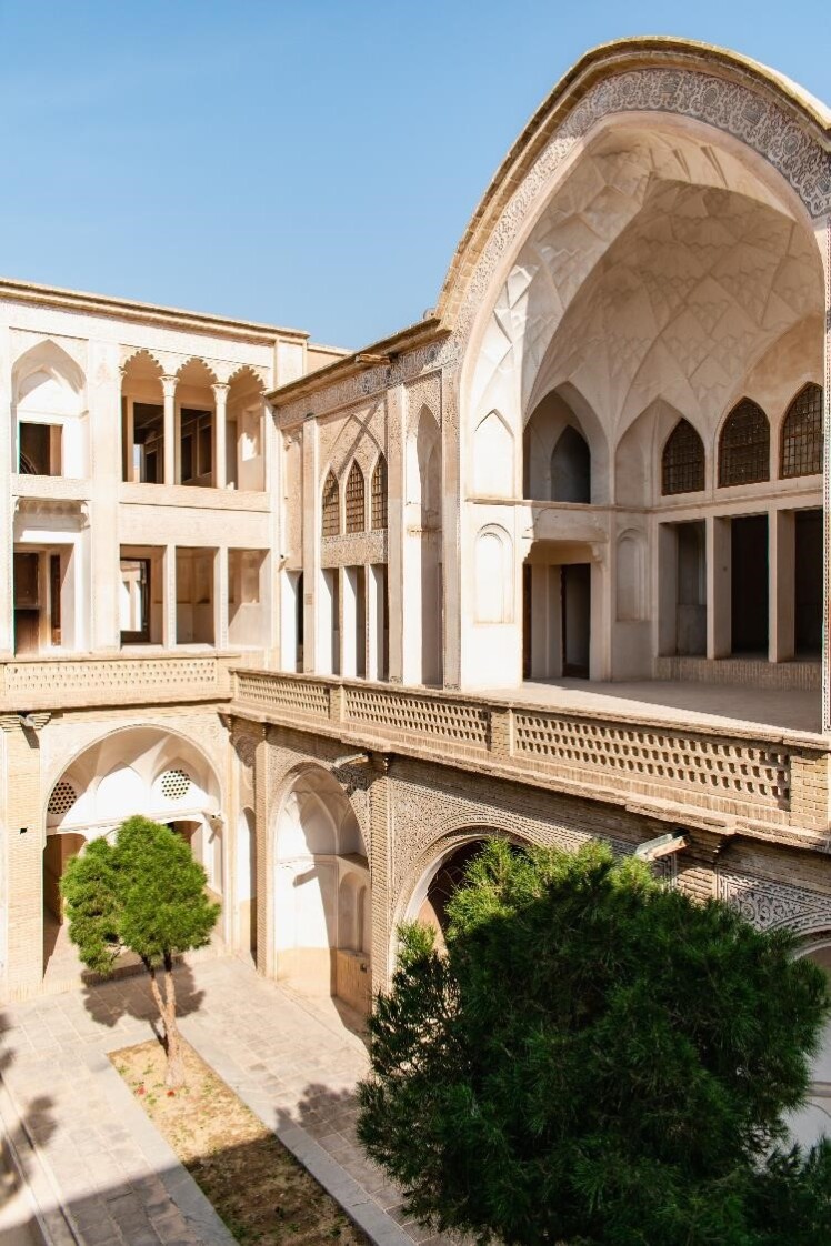 Sunken courtyards of Kashan